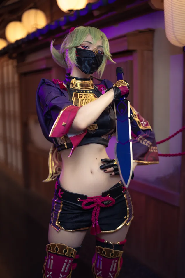 chica de anime realmente caliente sacarosa (impacto genshin) descargar