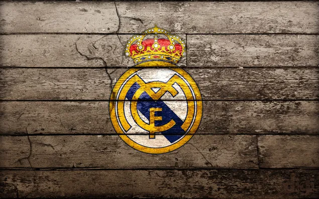Real Madrid CF - Embleem HD achtergrond