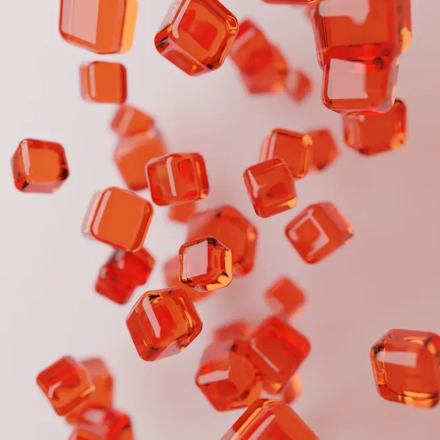 Hình nền Mô hình trừu tượng thực tế sử dụng vật liệu thủy tinh 4K