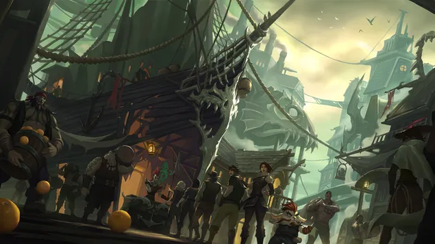 Ταπετσαρία Reavers Row (Legends of Runeterra) - League of Legends (LOL) 4K