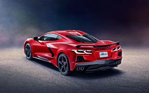 Chevrolet Corvette Stingray warna merah unduhan