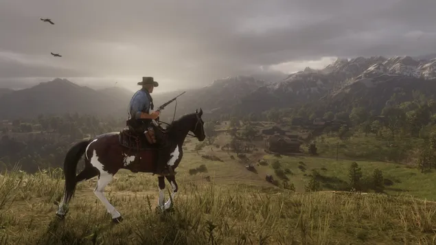 Red Dead Redemption II - arthur morgan 4K duvar kağıdı