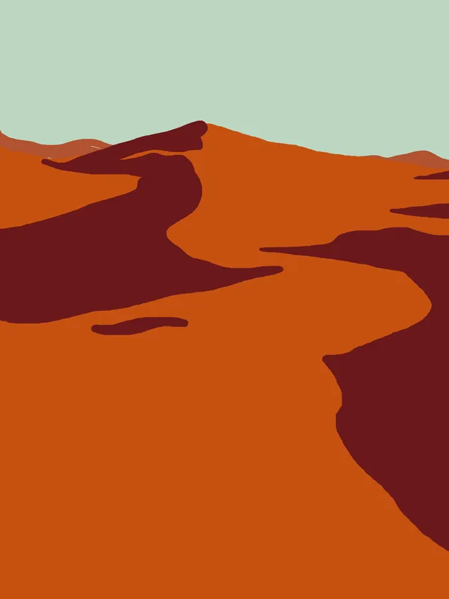 Rote Wüste 4K Hintergrundbild