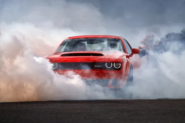 Entrada de humo rojo Dodge Sport Challenger