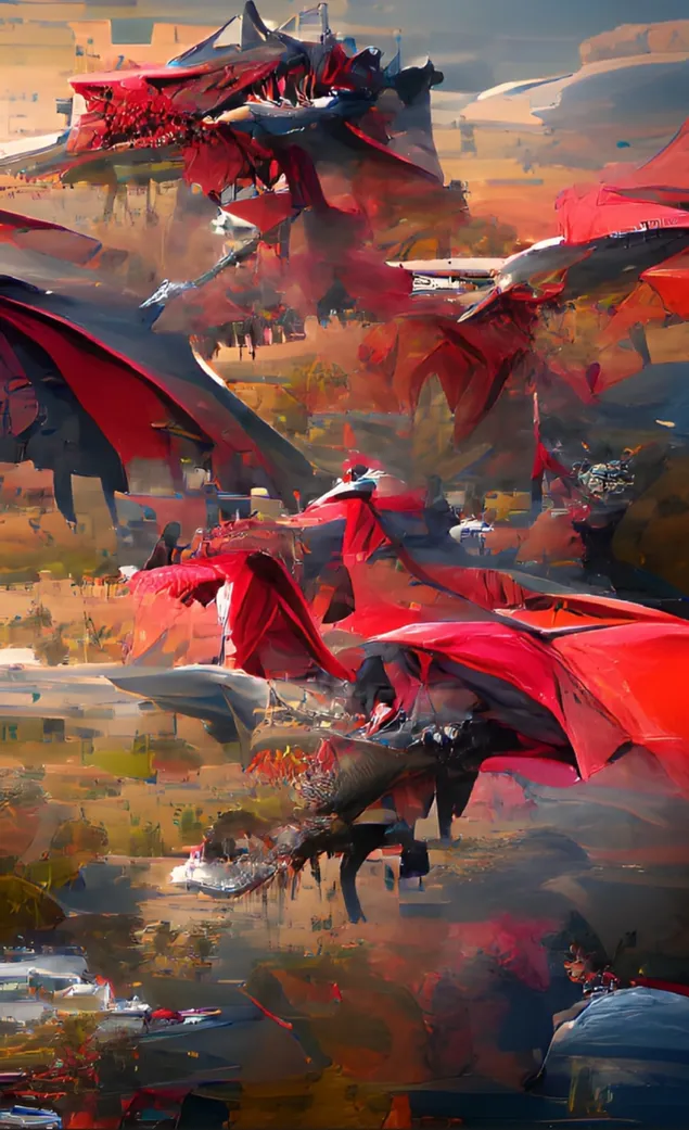 Red dragons