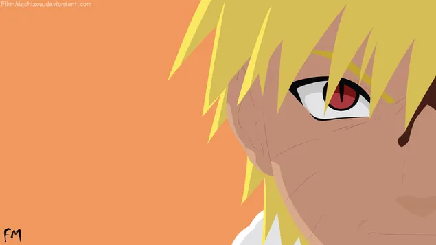 Црвени очи Наруто Узумаки 4K тапет