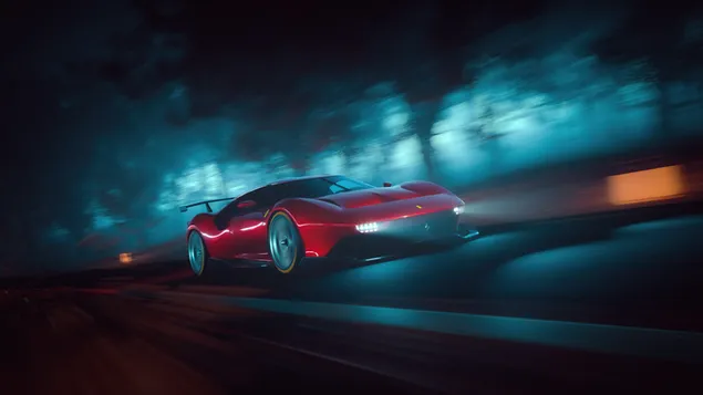 Κόκκινη Ferrari P80 σπορ λήψη