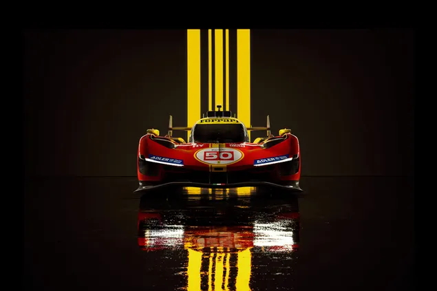 Coche deportivo Ferrari rojo