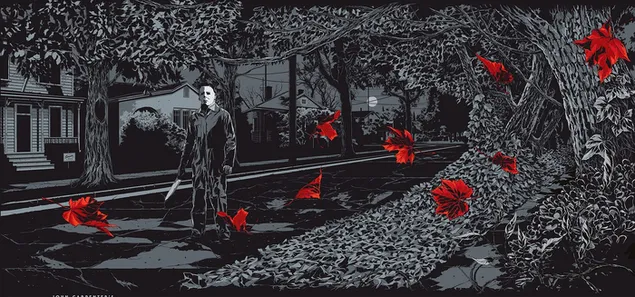 פרחים אדומים פורחים HD טפט