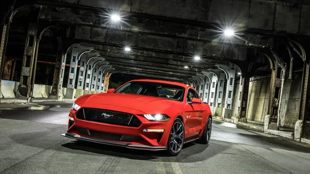 Red Ford Mustang GT download