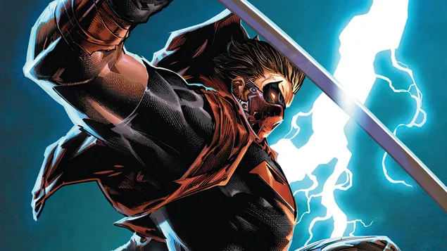 红头罩 Outlaw DC 武士刀 剑 4K 壁纸