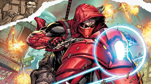 Ред Хоод Оутлав (ДЦ) 4K позадина