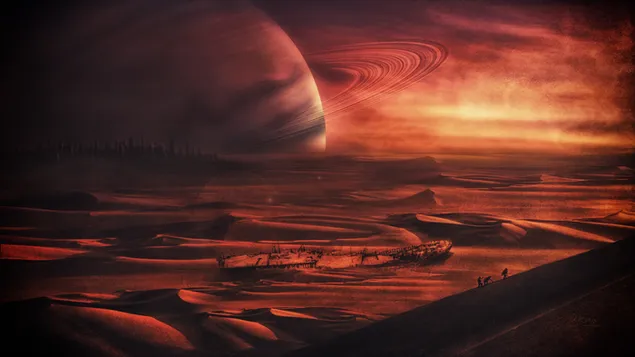 Red Planet 4K wallpaper