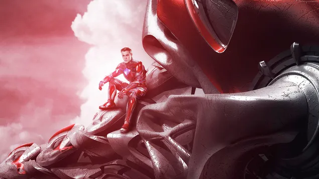 Red Ranger - Jason Lee Scott 4K achtergrond