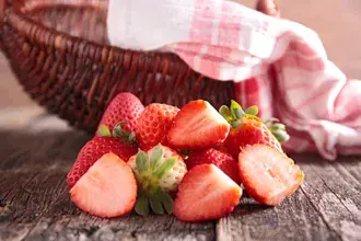 빨간 딸기 4K 배경화면