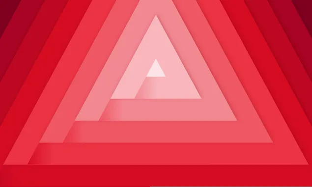 Garis segitiga merah