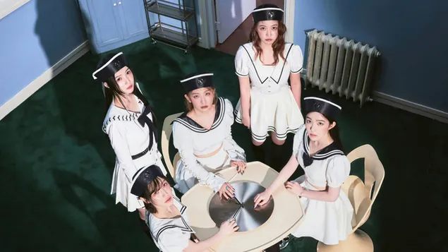 red velvet alle lede in 'cosmic' album (mysterious hotel ver.) shoot aflaai