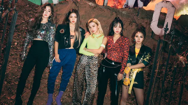 레드벨벳(Red Velvet) 멤버들, '정말 나쁜 남자'(RRB) 뮤직비디오 촬영 4K 배경화면