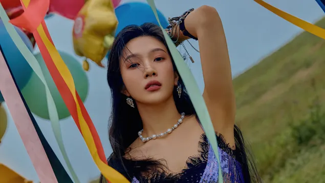 Páipéar balla 'Joy' Adorable Red Velvet | Lámhach MV ‘Queendom’4K