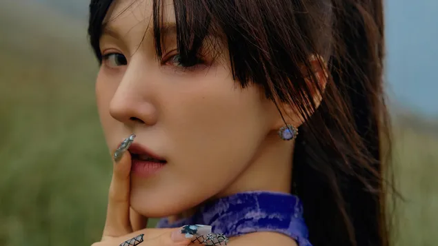 레드벨벳의 사랑스러운 '웬디' '퀸덤' 뮤직비디오 촬영 현장 4K 배경화면