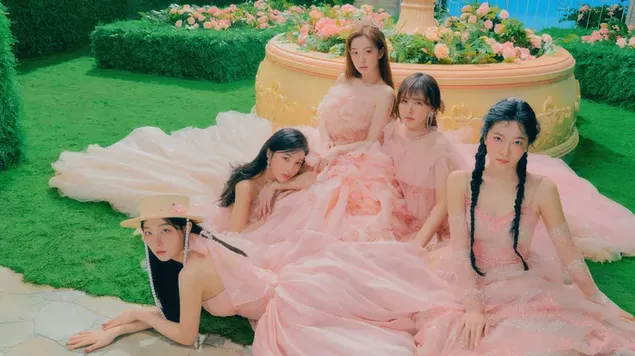 สมาชิกที่งดงามของ Red Velvet - ภาพถ่าย MV 'Feel My Rhythm' 4K วอลเปเปอร์