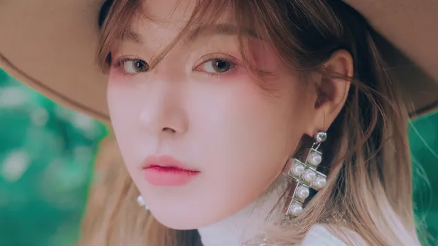 'Wendy' Red Velvet yang Cantik dalam Penggambaran MV 'Like Water' (2021) 4K kertas dinding