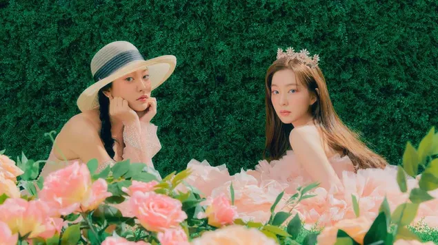 «ایرنه با یری» از Red Velvet | عکسبرداری MV "Feel My Rhythm". کاغذدیواری  4K