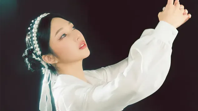 فرحة Red Velvet في جلسة تصوير MV لـ Feel My Rhythm 4K خلفية