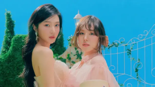 Páipéar balla Red Velvet's 'Joy with Wendy' - 'Feel My Rhythm' MV Photoshoot4K