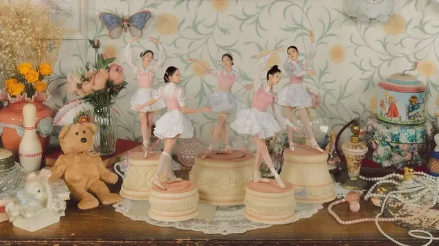 สมาชิกของ Red Velvet รับบทนักเต้นบัลเล่ต์ - MV Photoshoot 'Feel My Rhythm' 4K วอลเปเปอร์