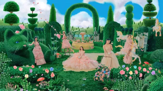 สมาชิก Red Velvet | ถ่ายเอ็มวี 'Feel My Rhythm' 4K วอลเปเปอร์