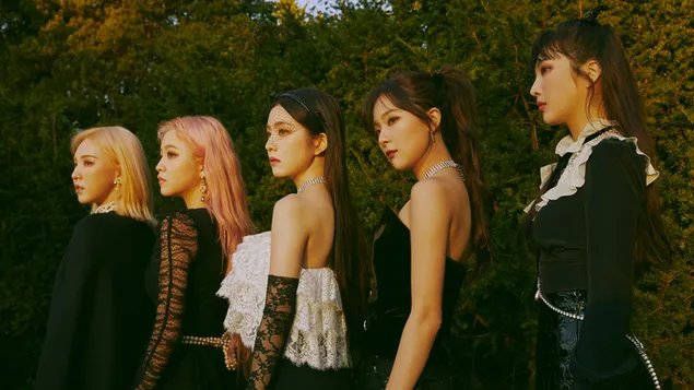 Red Velvet dalībnieki festivālā “The ReVe Festival: Finale” M/V Shoot 4K fona tapete