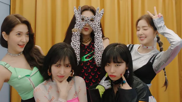 레드벨벳 멤버들의 '짐살라빔' 뮤직비디오 촬영 현장 4K 배경화면