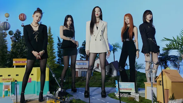 mitglieder von red velvet - 'queendom' mv shoot herunterladen