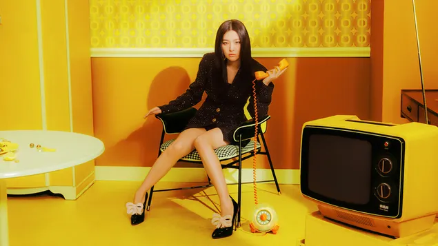 Seulgi Red Velvet dalam Penggambaran M/V 'Monster' [2020] 4K kertas dinding