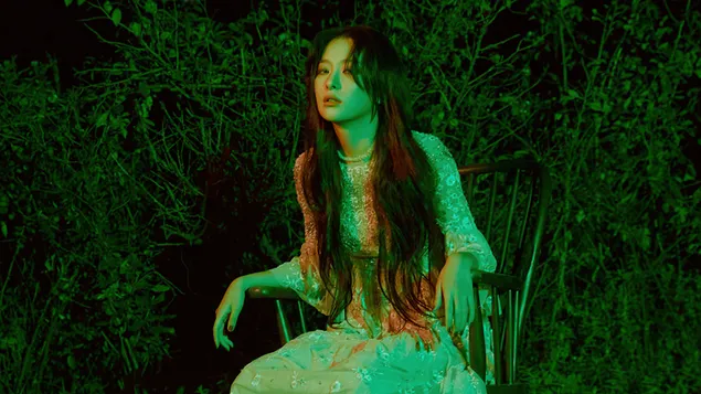 seulgi iz skupine red velvet v fotografiranju m/v 'the reve festival: finale' prenos