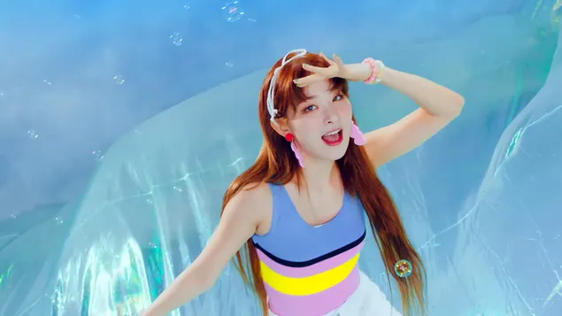 Сеулги из Ред Велвета у 'Умпах Умпах' М/В фотографијама (албум) 4K позадина