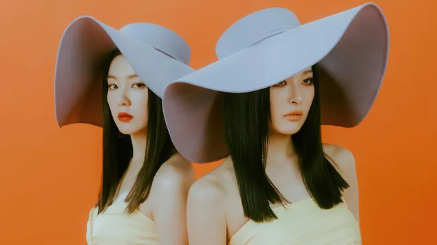 Seulgi Red Velvet bersama Irene dalam M/V Shoot 'Monster' [2020] 4K kertas dinding