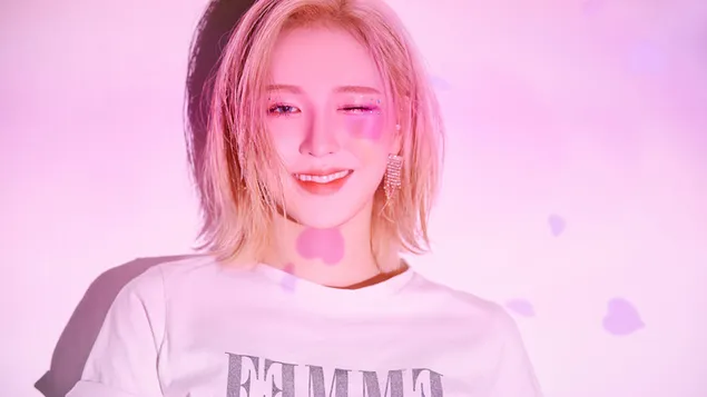 وندی Red Velvet در فیلمبرداری M/V 'The ReVe Festival: Finale' کاغذدیواری  4K