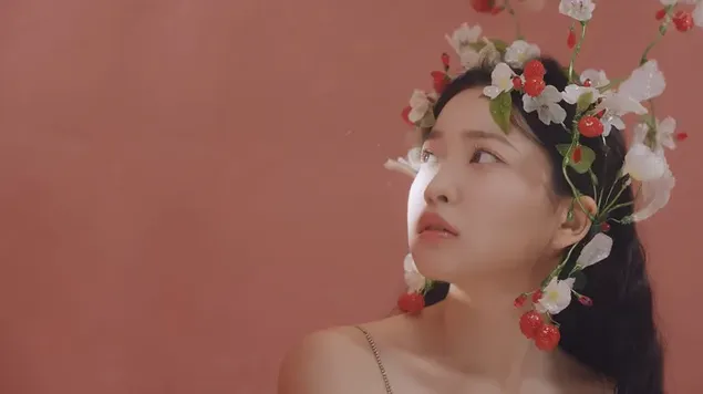 یری از Red Velvet در تاج گل | عکسبرداری MV "Feel My Rhythm". کاغذدیواری  4K