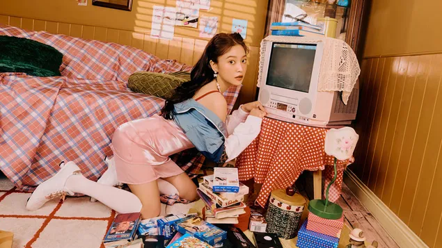 Páipéar balla Yeri Red Velvet i nGrianghrafadóireacht MV 'Queendom'4K