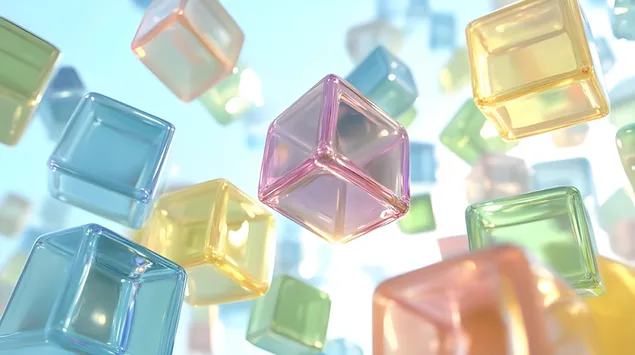 otrazheniya na plavashchi st''kleni k''lba i kubove izteglyane