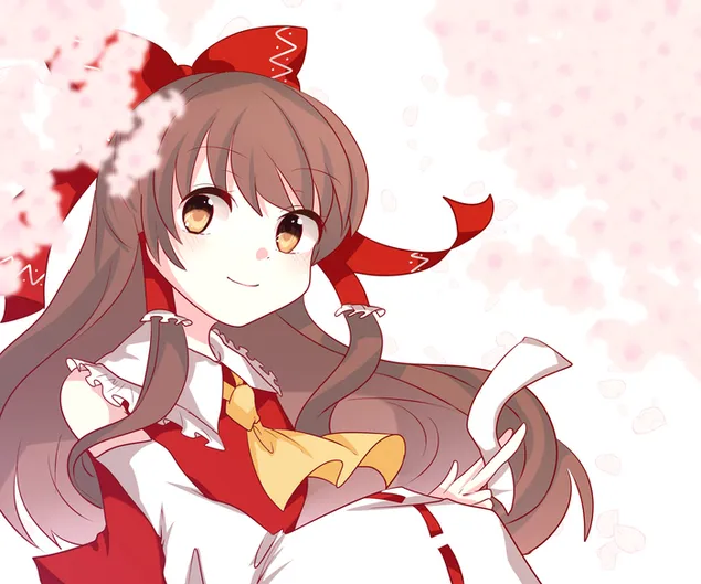 Reimu Hakurei Shrine Maiden 2K bakgrunn