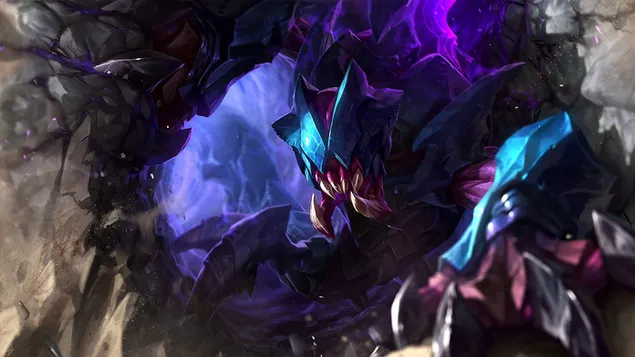 Rek'Sai Splash Art - 英雄联盟 (LOL) 4K 壁纸