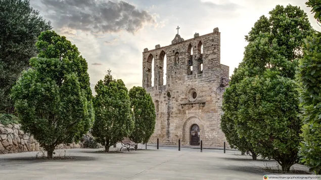 Páipéar balla Eaglais reiligiúnach - san esteve4K