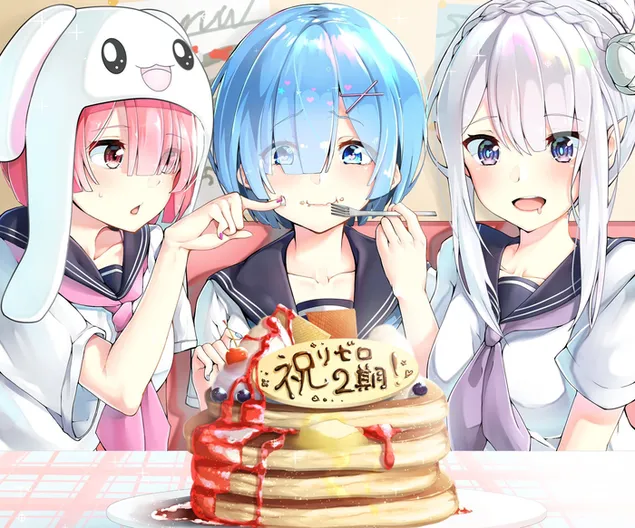 Il compleanno di Rem 2K sfondo