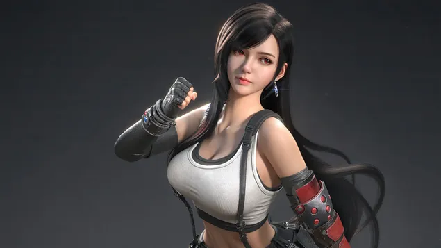 render 'tifa lockhart' - final fantasy vii remake (videojuego) descargar
