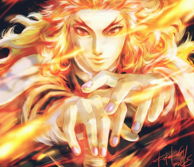 Rengoku Kyojirou 16 HD wallpaper