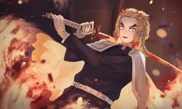 Rengoku Kyojirou 7 2K wallpaper