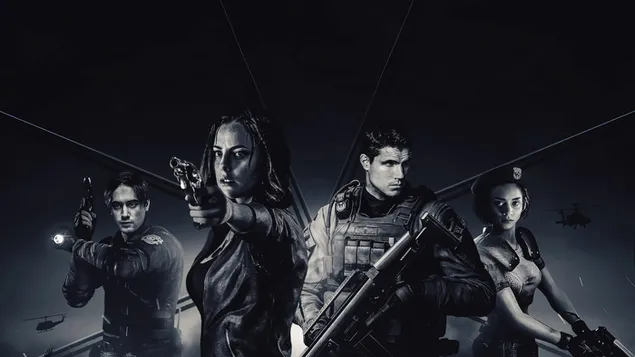 Resident Evil: مرحبًا بكم في Raccoon City 2021 4K خلفية